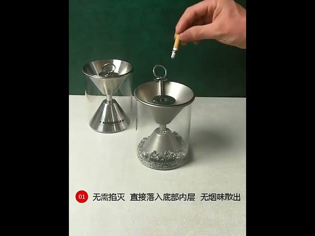 휴대용 냄새잡는 재떨이 간이 냄새차단 재날림방지담배꽁초케이스 재털이 차량용 담배냄새 밀폐력 야외용 디자인이쁜