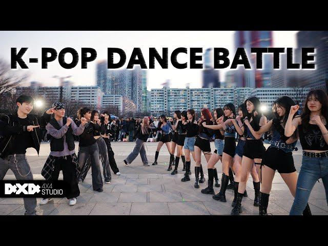 [4X4 BATTLE] 4X4 CREW VS GROOVIBE [4X4STUDIO KPOP IN PUBLIC]