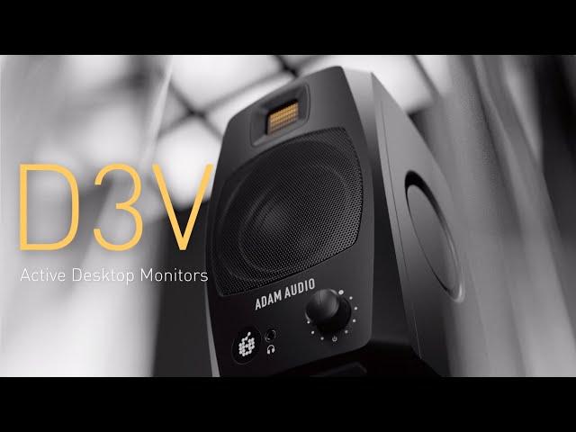 The ALL NEW ADAM Audio D3V Desktop Monitors