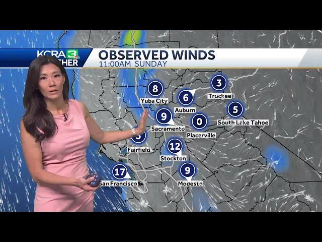 Northern California forecast: Warmer Monday with a Delta breeze