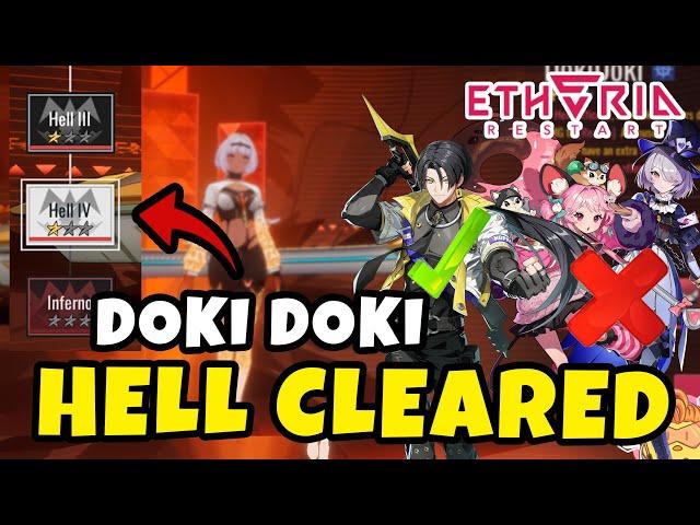 Doki Doki Hell Mode Cleared Using SR Gray – F2P Friendly Team! | ETHERIA RESTART