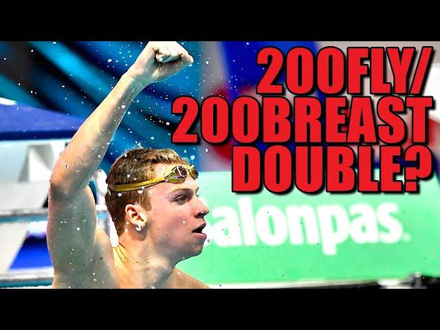 Will Leon Marchand Swim the 200 Fly 200 Breast Double At The Paris Olympics?