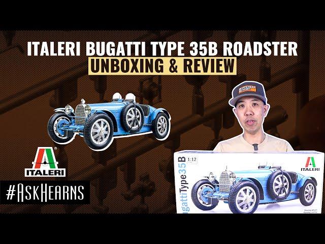 ITALERI Bugatti Type 35B Roadster | Unboxing & Review | #askhearns