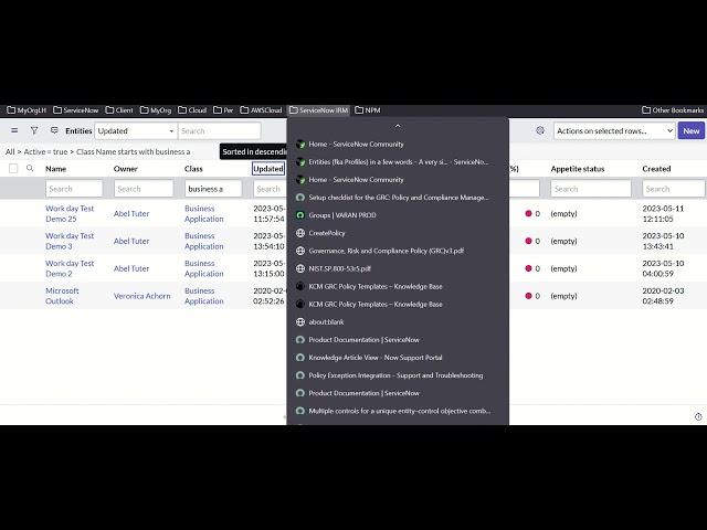 ServiceNow Certified Implementation Specialist - Integrated Risk Management preparation - Session 6