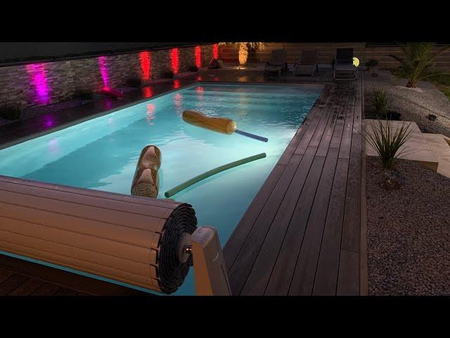 Auto-construction piscine 9 x 4m