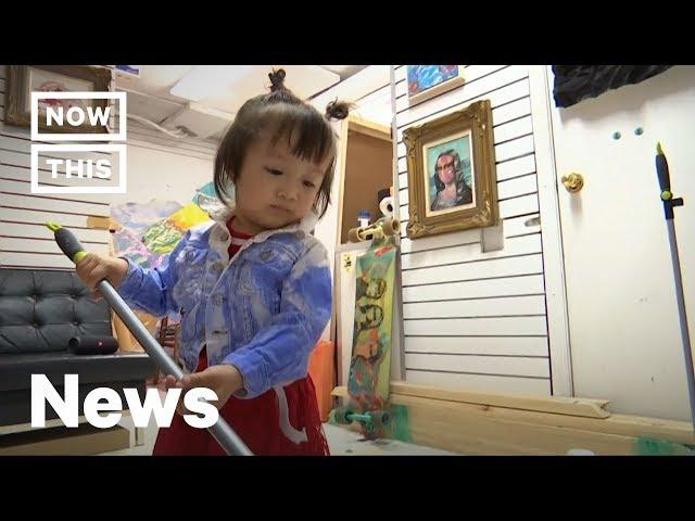 2-Year-Old Lola June Sells Her Paintings for More Than $1,000 | NowThis