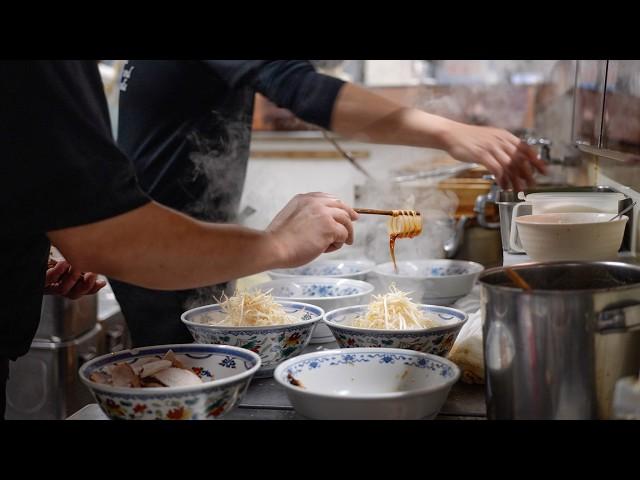 Japan Kagoshima Best Ramen! Grand Prix Winner Tonkotsu Ramen Restaurant with 60 Years of History