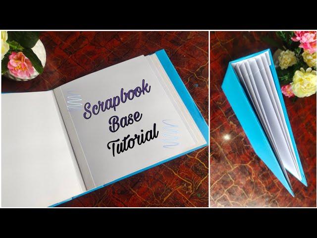 8 × 8 Inch scrapbook base tutorial | scrapbook base making|