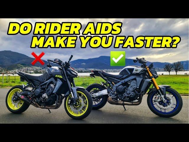 Do rider aids make you a faster rider?