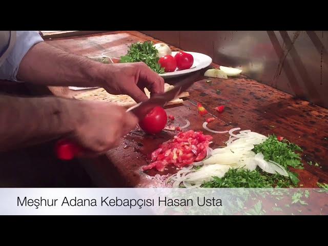 Adana'nın ünlü kebapçısı Hasan Ustadan kebap şov