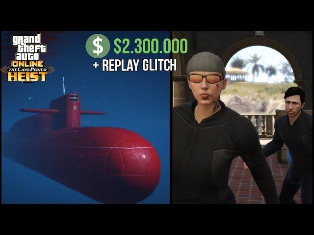 Cayo Perico Heist Duo | Full Take | Replay Glitch | GTA 5 Online