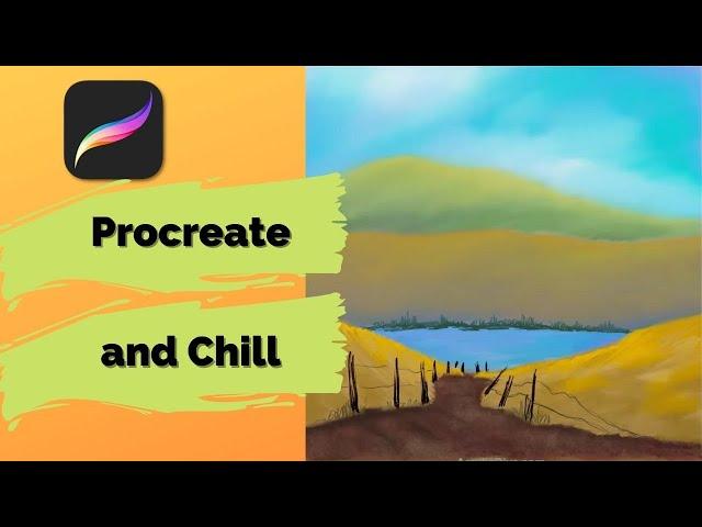 Procreate Painting Live with Chill Music PART ONE