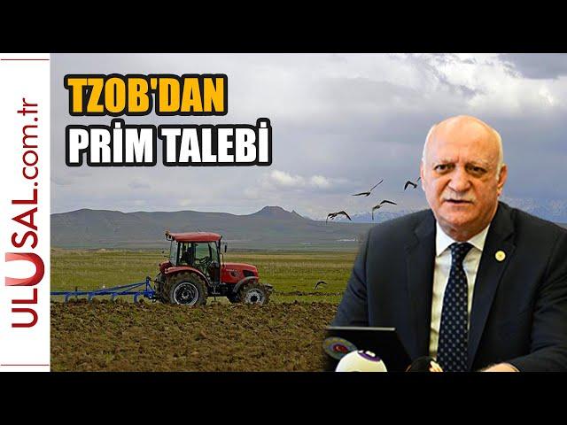 Türkiye Ziraat Odaları Birliği Genel Başkanı Şemsi Bayraktar'dan prim talebi