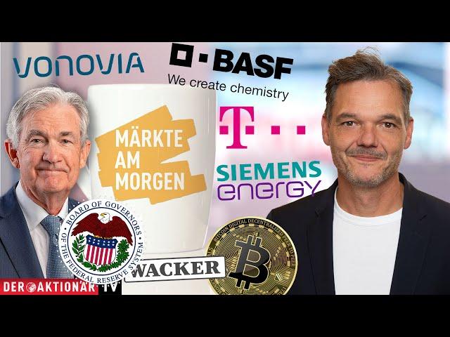 Märkte am Morgen: Bitcoin, Vonovia, BASF, Munich Re, Telekom, Siemens Energy, Wacker Chemie, ASML