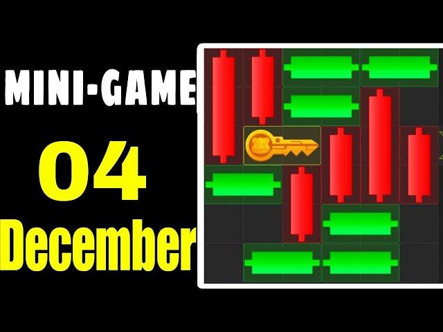 4 December Hamster Kombat Daily Mini-Game Puzzle Solved #hamstercombat #minigame #minipuzzle