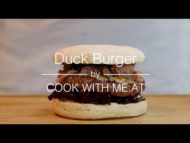 Duck Burger @Weber Original Store Berlin #grilltank - COOK WITH ME.AT