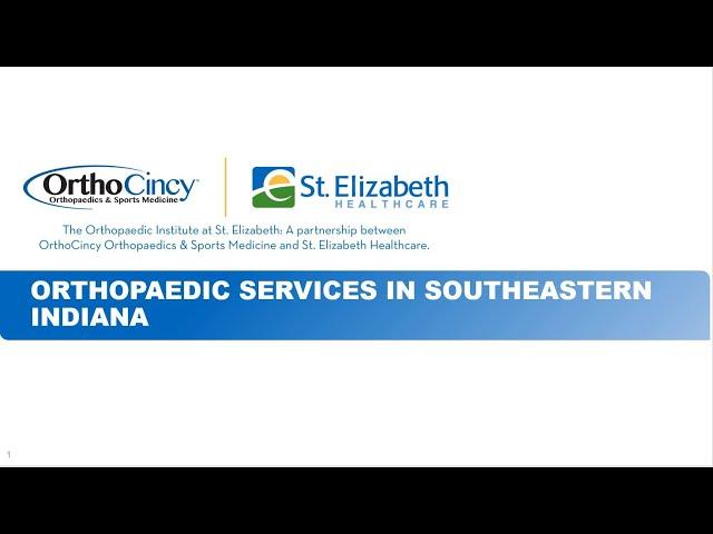 Orthopaedics Care in Southeastern Indiana