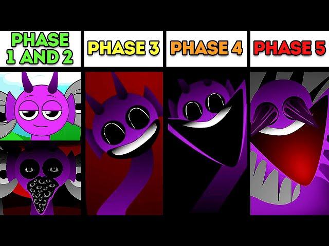 Phase 1 VS Phase 2 VS Phase 3 VS Phase 4 VS Phase 5 in Incredibox Sprunki!