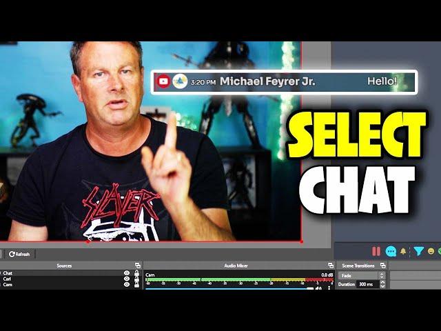 Add Select Chat In OBS - The Holy Grail FREE Add-on
