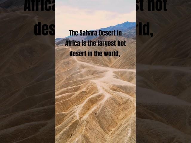 Earth's Largest Desert #informative #shorts