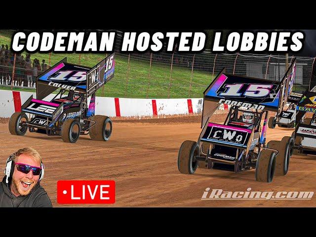LIVE - CODEMAN - iRacing - Official & Hosted Dirt Racing