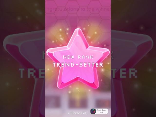 FINALLY!! What’s your rank in Dress to Impress?  #dresstoimpress #dti #roblox #trendsetter