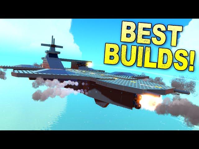 Crazy Auto-Stabilizing Helicarrier, Runner, and MORE! [BEST CREATIONS] - Trailmakers Gameplay