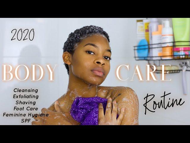 My Shower & Body Care Routine (2020) | Glowing Skin + Feminine Hygiene Tips