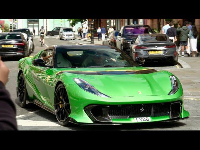 Supercars in Central London June 2024