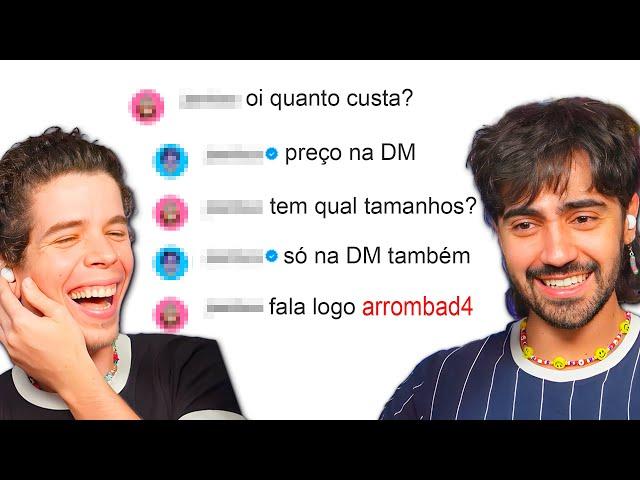 briga, surto e revolta por causa de um "preço na DM"