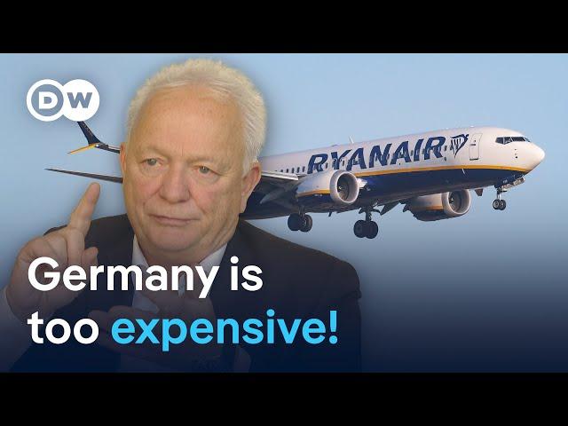 When will German aviation take off? Ryanair CEO Wilson bashes German aviation costs | DW News