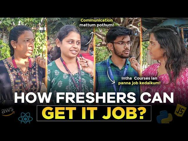 How to get a Job in IT Company as Fresher - IT Employee's Opinion Tamil | it jobs with no experience