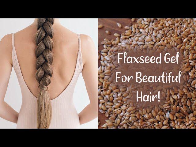 DIY FLAXSEED GEL! For Hair Growth & Shiny, Soft Hair (MUST TRY)