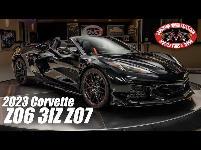 2023 Chevrolet Corvette Z06 Convertible 3LZ Z07 70th Anniversary For Sale Vanguard Motor Sales #0777