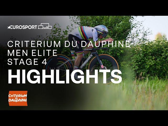  Critérium du Dauphiné 2024 Stage 4 Race Highlights | Eurosport Cycling