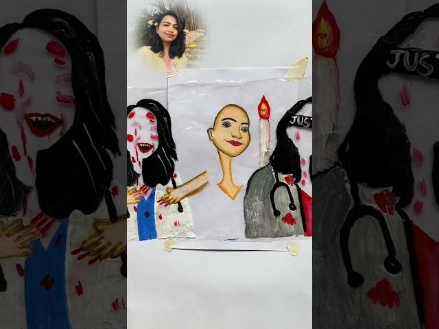 Justice for Dr moumita ️#ytshorts #shorts #art#drawing #drmoumita