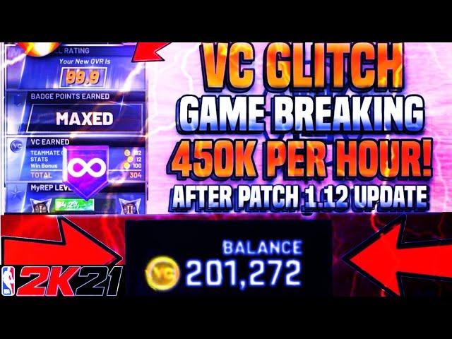 *NEW* NBA 2K21 UNLIMITED VC GLITCH !! 500K VC IN 1 HOUR!! VC GLITCH NBA 2K21