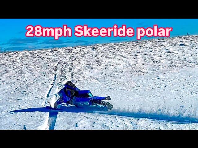 Skeeride polar vs wide open fresh powder field