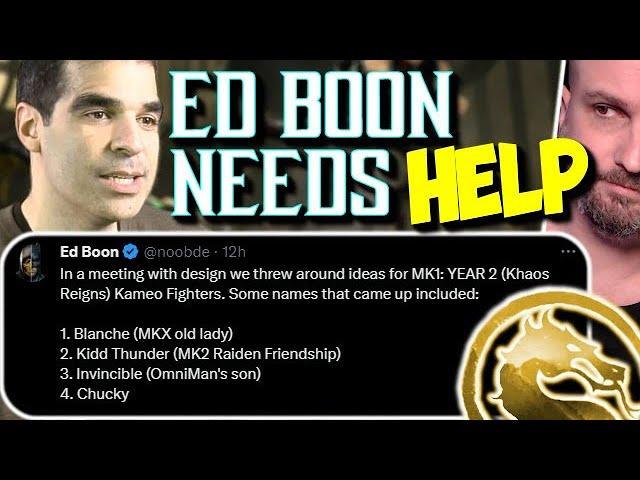 Someone Take ED BOON's Twitter Account Away