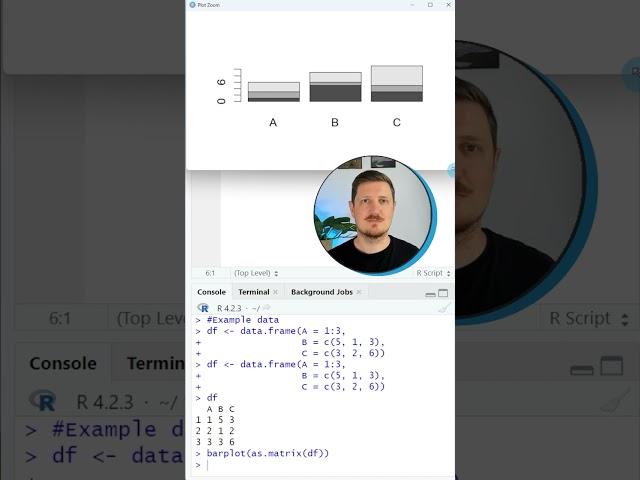 Base R vs. ggplot2 - Stacked Barcharts! #rstats #rprogramming #DataViz #ggplot2 #datascience