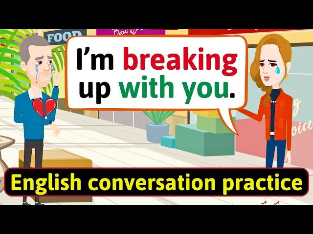 Shadowing English Conversation Practice (The divorce) Improve English Speaking Skills