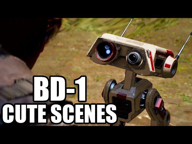 STAR WARS JEDI FALLEN ORDER - BD-1 is Adorable / BD-1 Scenes