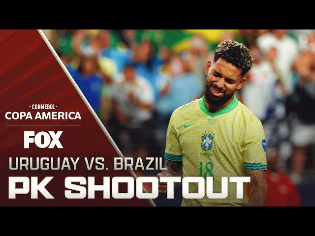 Uruguay vs. Brazil: Full penalty shootout | Quarterfinals | Copa América 2024