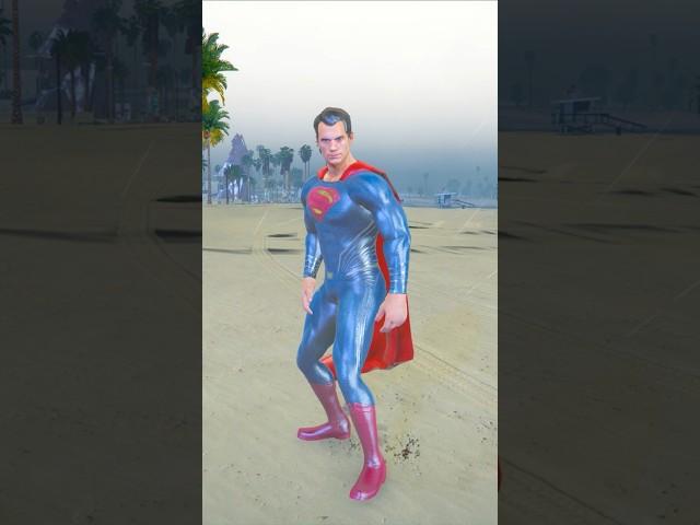 GTA V : SPIDERMAN TRAPPED BY DOOMSDAY, SUPERMAN SAVES SPIDERMAN!  #shorts