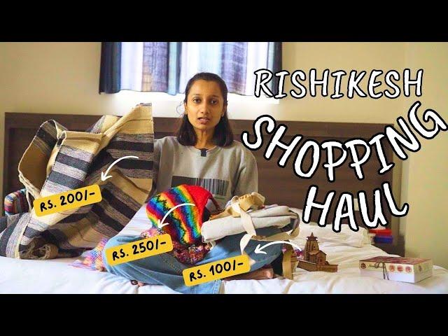 RISHIKESH SHOPPING HAUL - CHEAPEST things to buy in Rishikesh | Budget Shopping