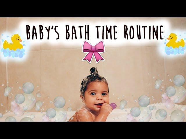 BABY'S UPDATED BATHTIME ROUTINE! (NIGHTIME EDITION)