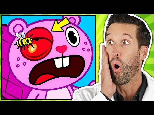 ER Doctor REACTS to Happy Tree Friends Medical Scenes #23