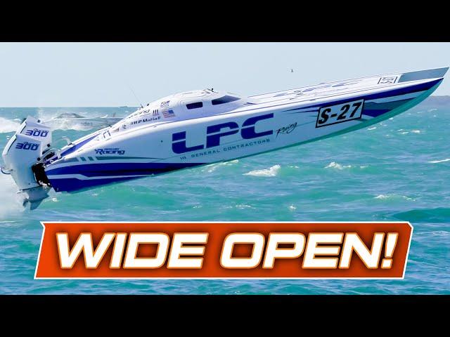 Wide Open Throttle Key West! Powerboat Races High Volume ACTION! ZIPZAPPOWER