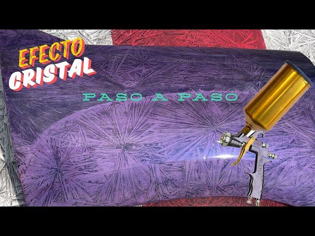 Efecto Cristal - Poniendo cristalizador con pistola - Mi secreto revelado. Pintura Automotriz