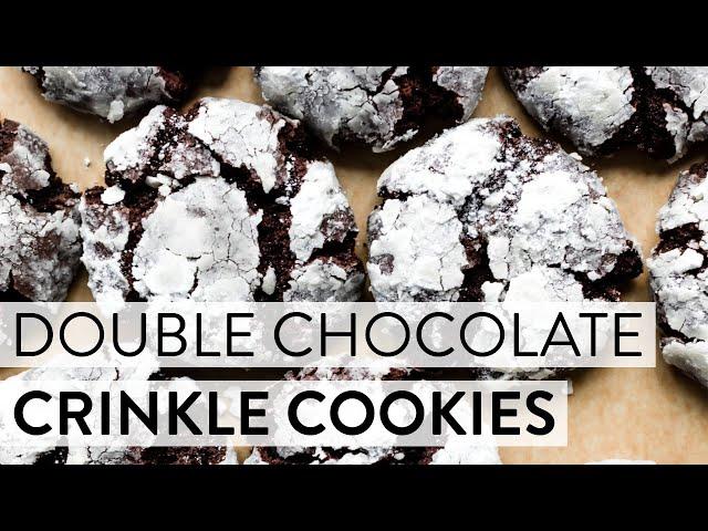 Double Chocolate Crinkle Cookies | Sally's Baking Recipes